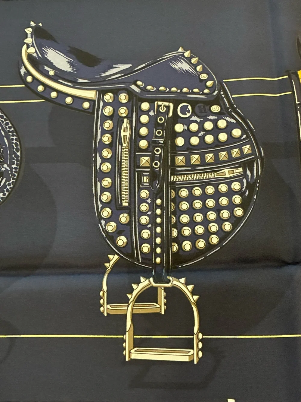 Hermès Tous  en Selle 90cm Silk by Daiske Nomura NWT Pristine